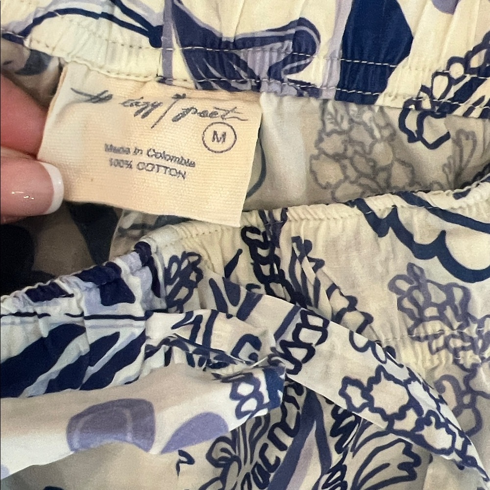 Women's Blue Paisley Pajama Set - Picture 10 of 12